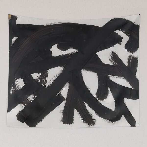 Item preview, Pierre Soulages -  Abstract Painting By Pierre Soulages designed and sold by Dahmadlo.