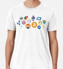 cryptocurrency patterns Men's Premium T-Shirt