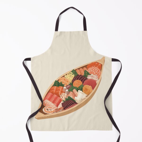 Item preview, Japanese Sashimi Boat Platter Illustration designed and sold by loccotown168.