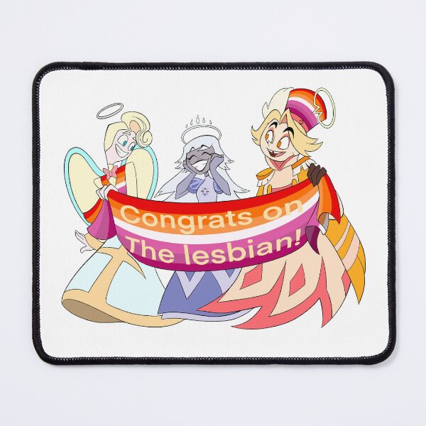 Item preview, Congrats on the Lesbian! designed and sold by SaggingArts.