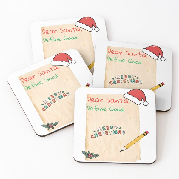 Item preview, Dear Santa, Define Good – Funny Christmas Letter Design designed and sold by TheChubbyShop.