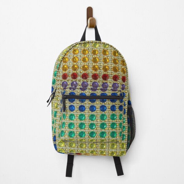 Item preview, Rhinestone gems in colors on gold grid designed and sold by MYTOPSHELF.