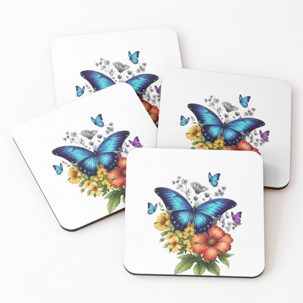 Item preview, “Spring Awakening: A Butterfly in a Field of Flowers” designed and sold by CHRIST5000.