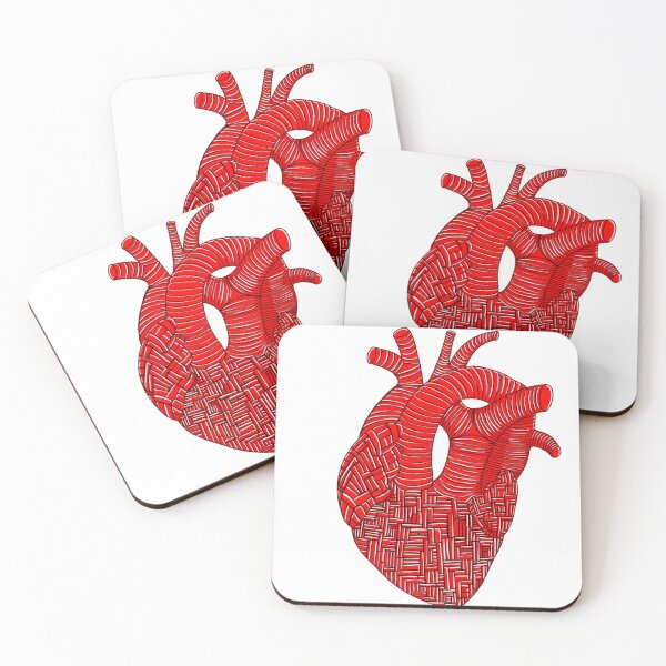 Item preview, Abstract Red Anatomical Heart designed and sold by mikemike33.