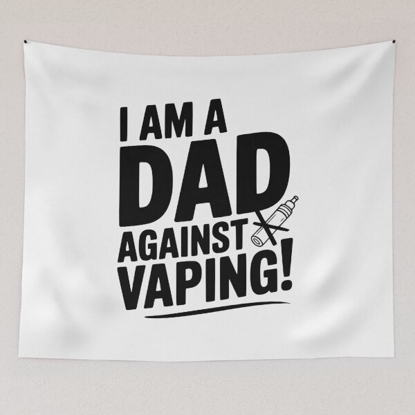 Item preview, I Am a Dad Against Vaping! designed and sold by Frank Ring.