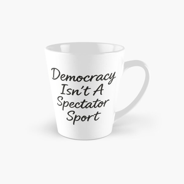 Item preview, Democracy Isn’t A Spectator Sport Handwritten Design Civic Action  designed and sold by NightWisdom.
