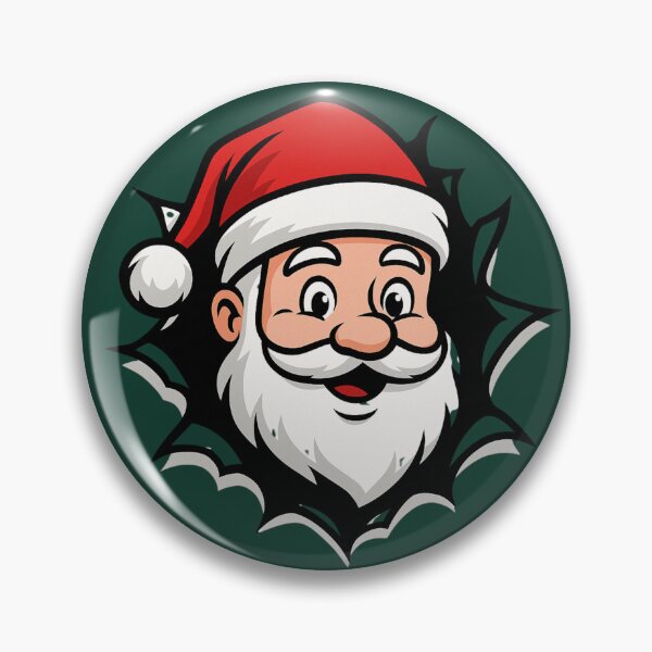 Item preview, Santa Peeking Through Christmas Artwork T-Shirts /Throw Blankets & Tapestries designed and sold by loccotown168.