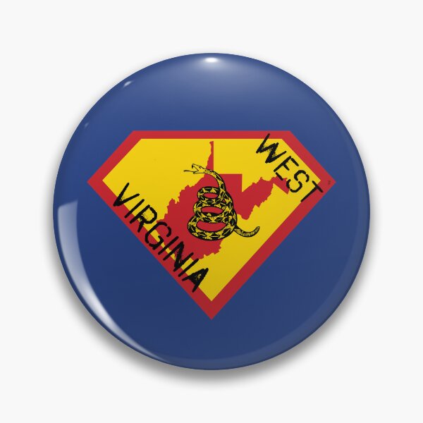 Item preview, WEST VIRGINIAN  SHIELD - Freedom Is The Superpower -  Gadsden Snake Flag - Dont Tread On Me SUPERHERO WEST VIRGINIA  spellout design designed and sold by pelagio.