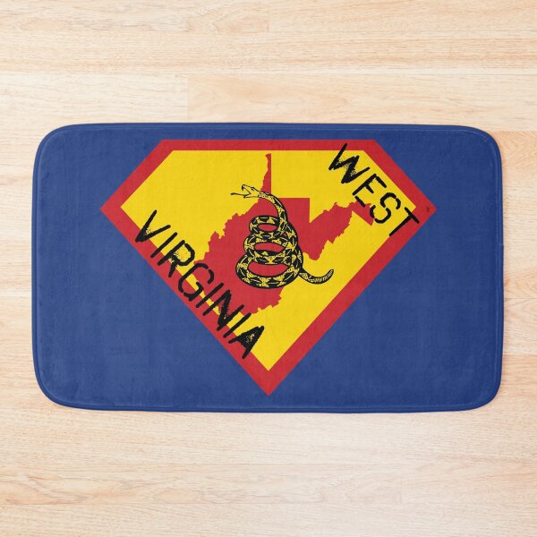 Item preview, WEST VIRGINIAN  SHIELD - Freedom Is The Superpower -  Gadsden Snake Flag - Dont Tread On Me SUPERHERO WEST VIRGINIA  spellout design designed and sold by pelagio.
