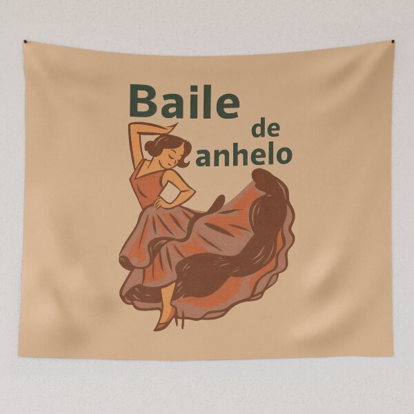 Item preview, Baile de Anhelo – Expressive Dance in Earthy Vintage Style designed and sold by SplashTastic.