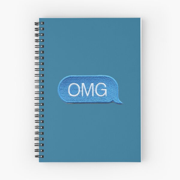 Item preview, OMG Text Speech Bubble Patch | Funny Meme Message Sticker | Blue Chat Bubble Design designed and sold by meepmeep52.