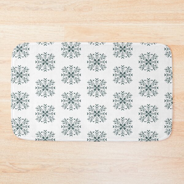 Item preview, Pixel Winter Snowflake Pattern designed and sold by PeteLawliiet.