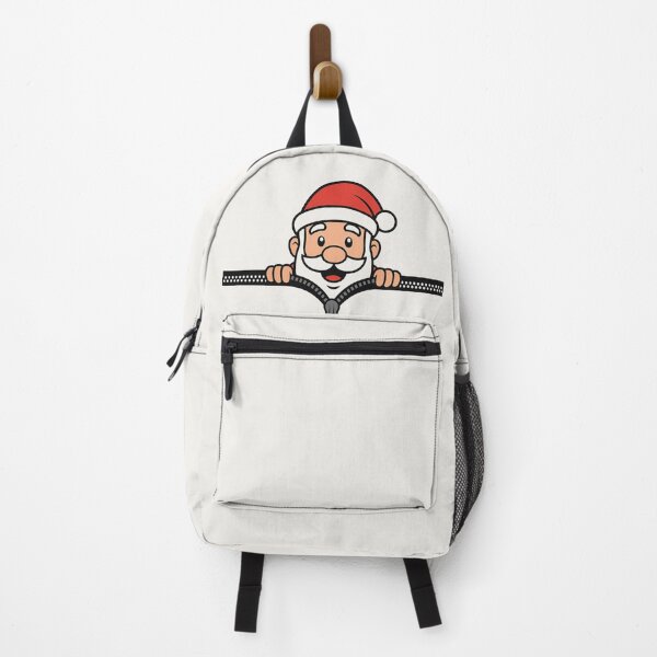 Item preview, Peeking Santa Claus Zipper Christmas Design designed and sold by loccotown168.