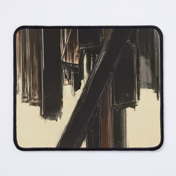 Item preview, Pierre Soulages - Artwork By Pierre Soulages designed and sold by Dahmadlo.