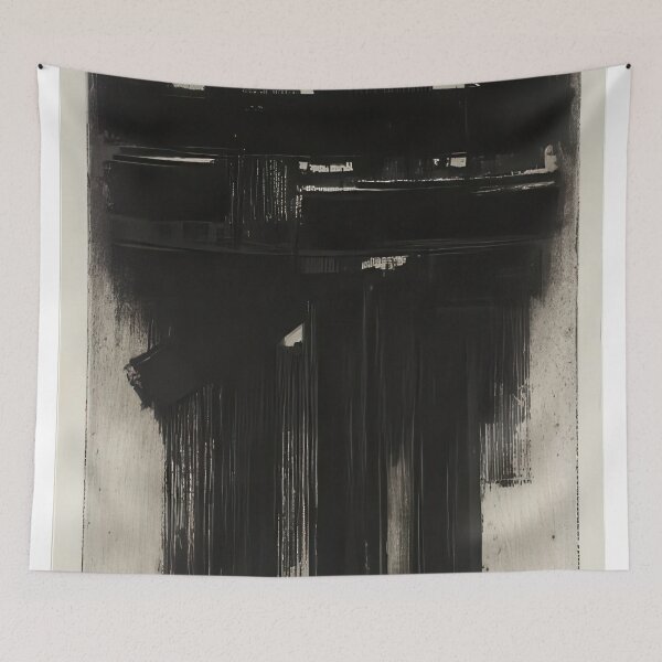 Item preview, Pierre Soulages - Artwork By Pierre Soulages designed and sold by Dahmadlo.