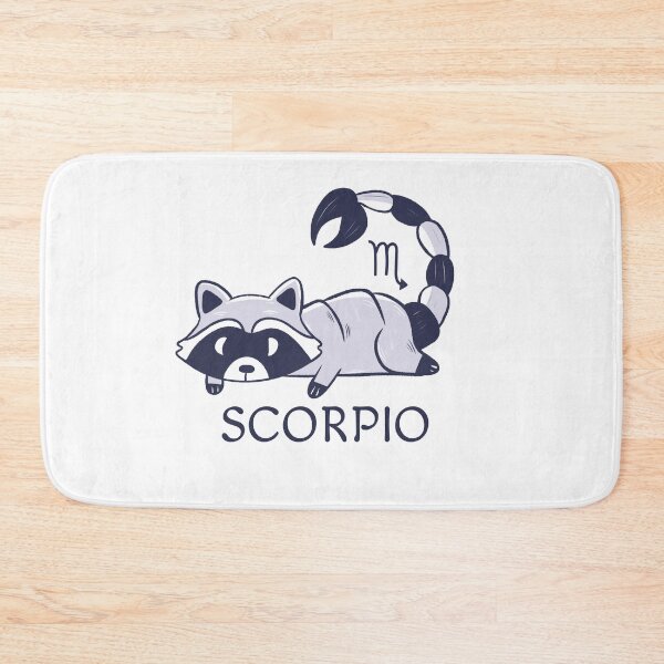 Item preview, Funny Scorpio Raccoon Lazy Zodiac designed and sold by Iqrapixels.