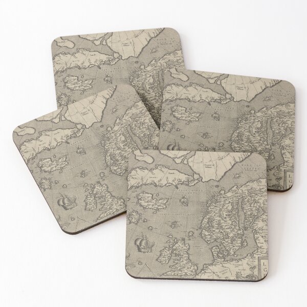 Item preview, Vintage map of Northern Europe designed and sold by AuroraSalmon.