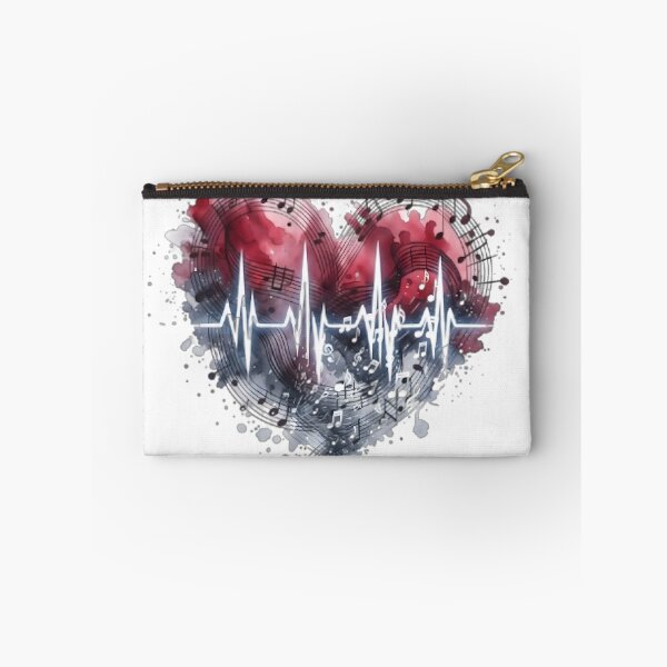 Item preview, Music Is My Medicine Watercolor Heart Art designed and sold by Evan-Tees.
