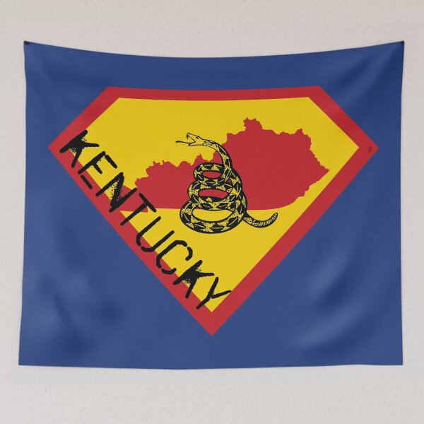 Item preview, KENTUCKIAN SHIELD - Freedom Is The Superpower -  Gadsden Snake Flag - Dont Tread On Me SUPERHERO KENTUCKY  spellout design designed and sold by pelagio.
