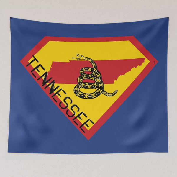 Item preview, TENNESSEAN  BIG BENDER SHIELD - Freedom Is The Superpower -  Gadsden Snake Flag - Dont Tread On Me SUPERHERO TENNESSEE  spellout design designed and sold by pelagio.