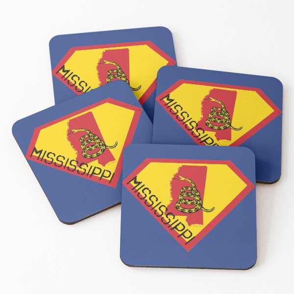 Item preview, MISSISSIPPIAN SHIELD - Freedom Is The Superpower -  Gadsden Snake Flag - Dont Tread On Me SUPERHERO MISSISSIPPI spellout design designed and sold by pelagio.