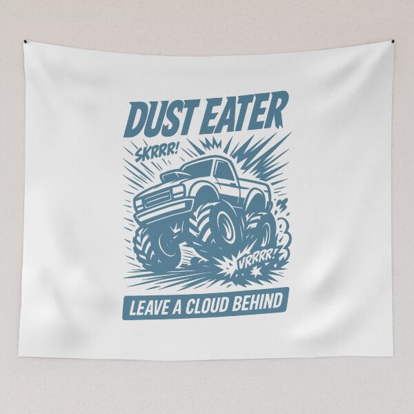 Item preview, Dust Eater – Leave a Cloud Behind Off-Road Truck designed and sold by SnappyPNG.