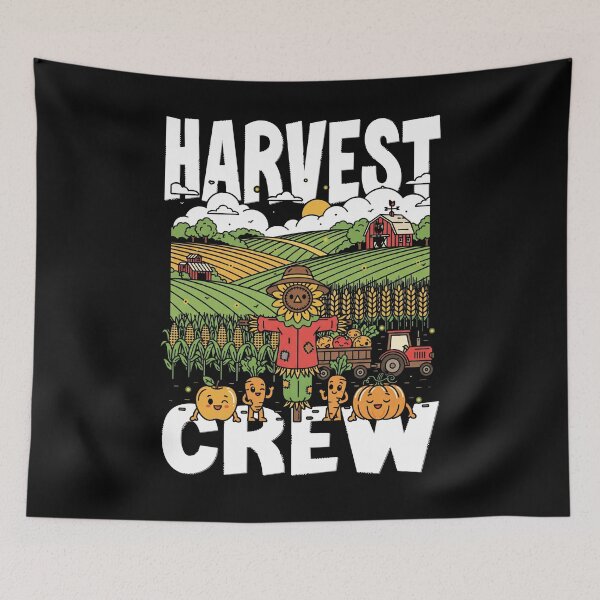 Item preview, HARVEST CREW Farmer Farming Harvesting the Crops Tractors Combine Harvesters Fields and Animals designed and sold by Jt41.