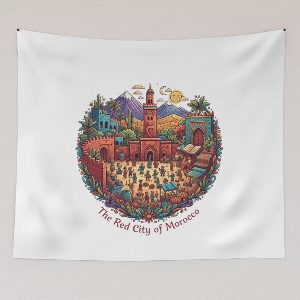 Item preview, THE RED CITY OF MOROCCO designed and sold by likbatonboot.