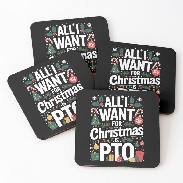 Item preview, All I Want for Christmas is PTO Funny Christmas designed and sold by BakeryDozen.