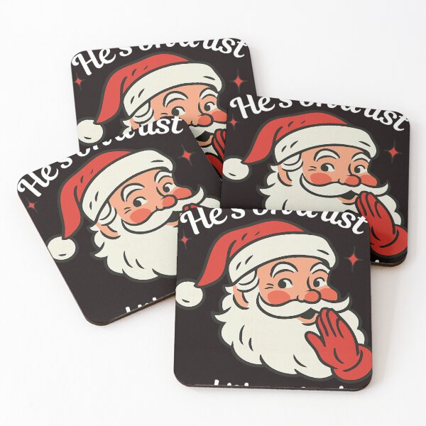 Item preview, Retro Santa Funny Christmas Holiday Cheeky Quote Graphic designed and sold by ImeldaSparks.