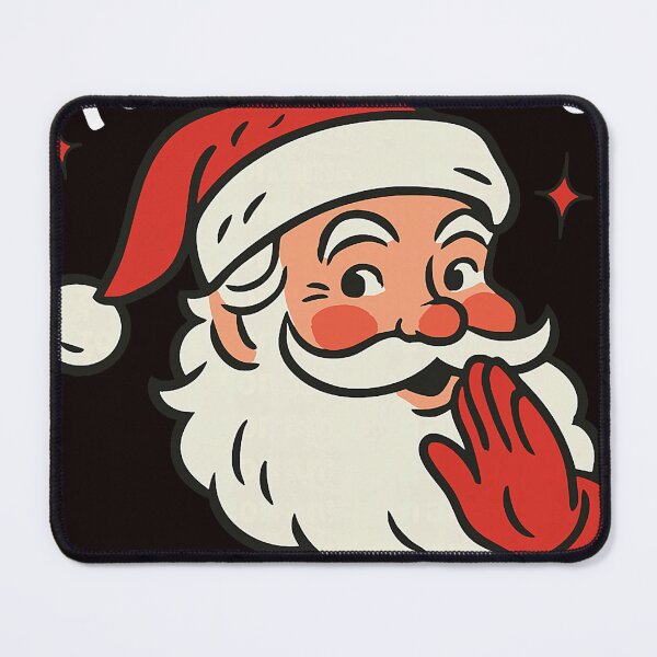 Item preview, Retro Santa Funny Christmas Holiday Cheeky Quote Graphic designed and sold by ImeldaSparks.