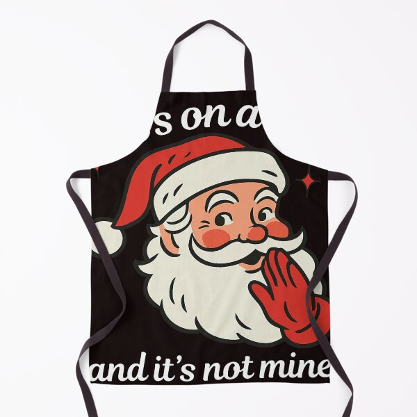 Item preview, Retro Santa Funny Christmas Holiday Cheeky Quote Graphic designed and sold by ImeldaSparks.