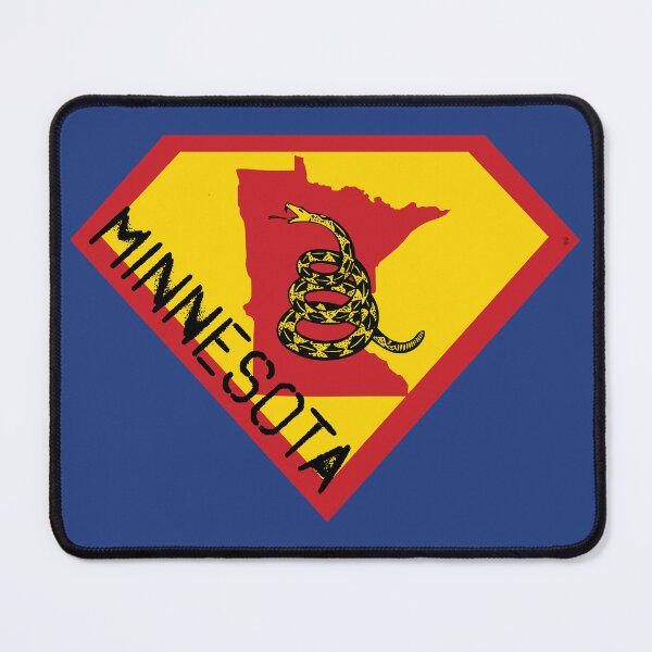 Item preview, MINNESOTAN SHIELD - Freedom Is The Superpower -  Gadsden Snake Flag - Dont Tread On Me SUPERHERO MINNESOTA  spellout design designed and sold by pelagio.