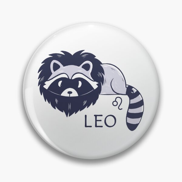 Item preview, Funny Leo Raccoon daily horoscope, zodiac designed and sold by Iqrapixels.