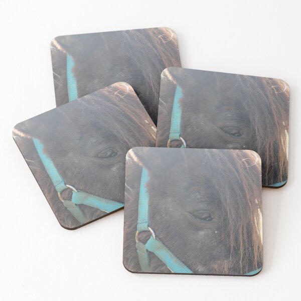 Item preview, Soulful Gaze – Intimate Portrait of a Miniature Horse designed and sold by Theo's Studio.