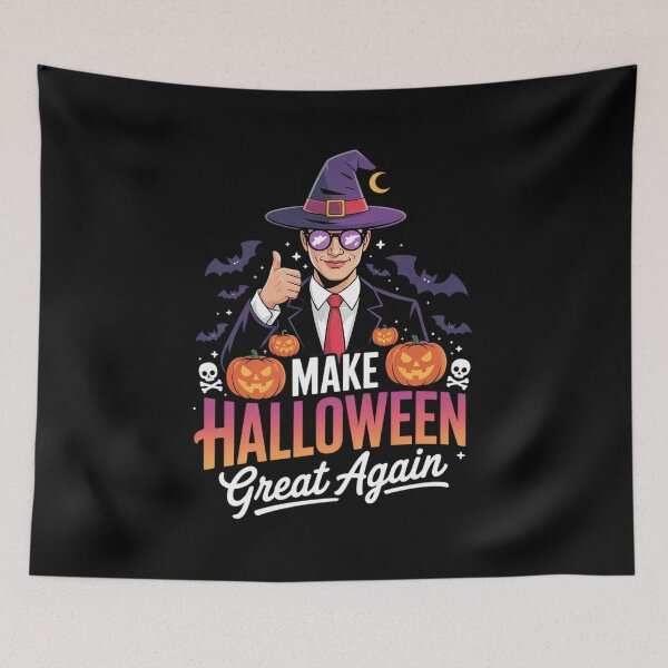 Item preview, Make Halloween Great Again Trump Witch Spooky Season designed and sold by RuthGAArt.