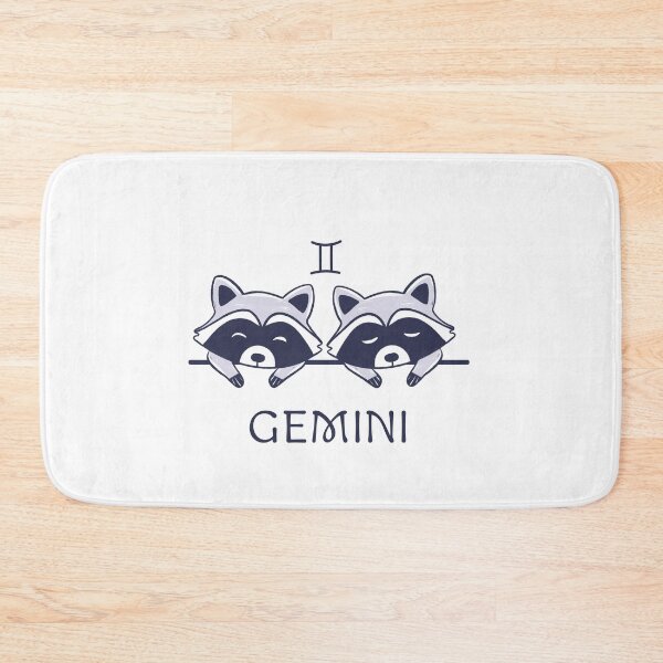 Item preview, Gemini Raccoon Zodiac T-Shirt designed and sold by Iqrapixels.