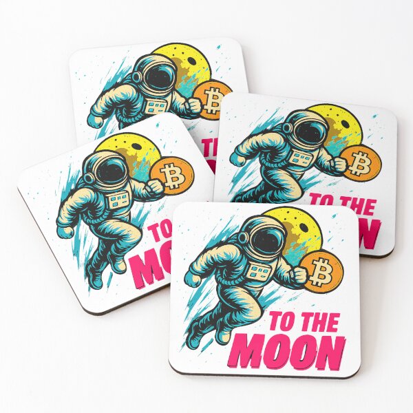 Item preview, Bitcoin to the Moon – Crypto Astronaut Adventure Design designed and sold by BitCrop.