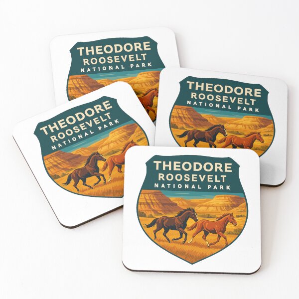 Item preview, Pegatina del Parque Nacional Theodore Roosevelt designed and sold by Ismeal Von.