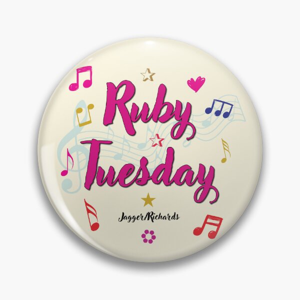 Item preview, Ruby Tuesday Popular Song Title designed and sold by CharlottePlaceArt.