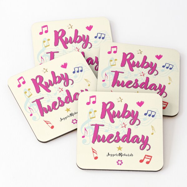 Item preview, Ruby Tuesday Popular Song Title designed and sold by CharlottePlaceArt.