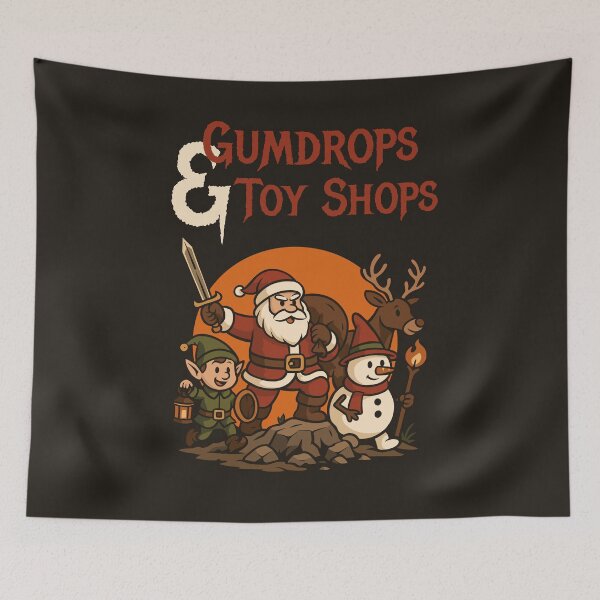 Item preview, Gumdrops & Toy Shops designed and sold by Ghost on Toast.