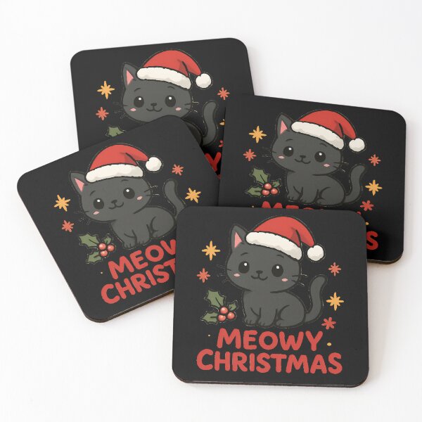 Item preview, Meowy Christmas: Cute Cat Santa Paws Holiday Cheer designed and sold by DesignsDominus.