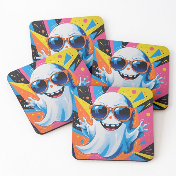 Item preview, Colorful ghost - Spooky design - Gift ideas designed and sold by Gradasdaughter.