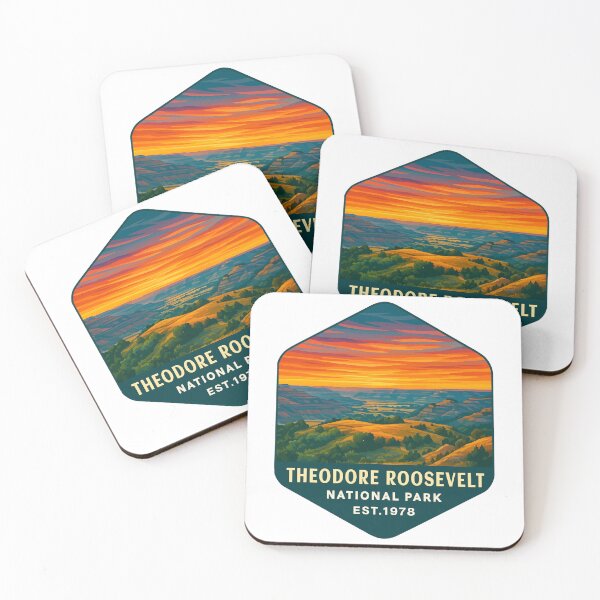Item preview, Pegatina del Parque Nacional Theodore Roosevelt designed and sold by Ismeal Von.