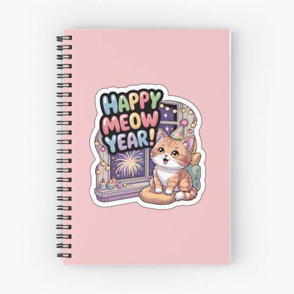 Item preview, Happy New Year! Happy Meow Year Chibi Cat Sticker designed and sold by Nuist25.