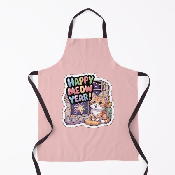 Item preview, Happy New Year! Happy Meow Year Chibi Cat Sticker designed and sold by Nuist25.