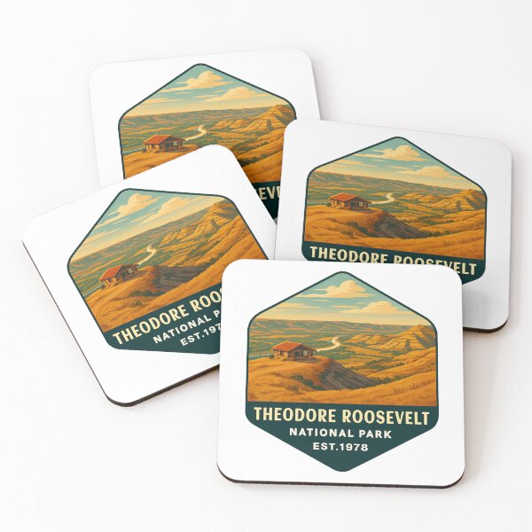 Item preview, Pegatina del Parque Nacional Theodore Roosevelt designed and sold by Ismeal Von.