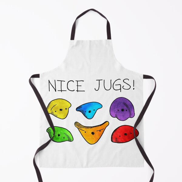 Item preview, Nice Jugs! Climbing Pun - Watercolour designed and sold by Tom Napper Design.