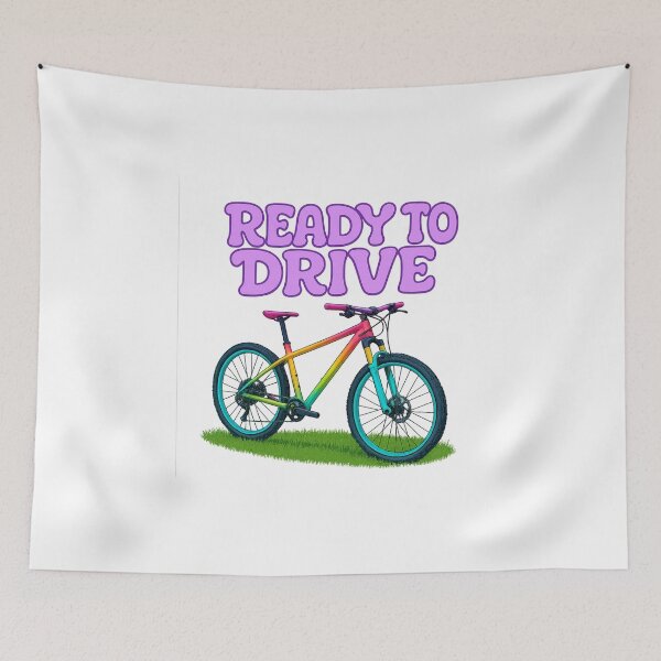 Item preview, Neon Mountain Bike – Ready to Drive | Colorful Bicycle Design in Retro Style designed and sold by Gletschie.